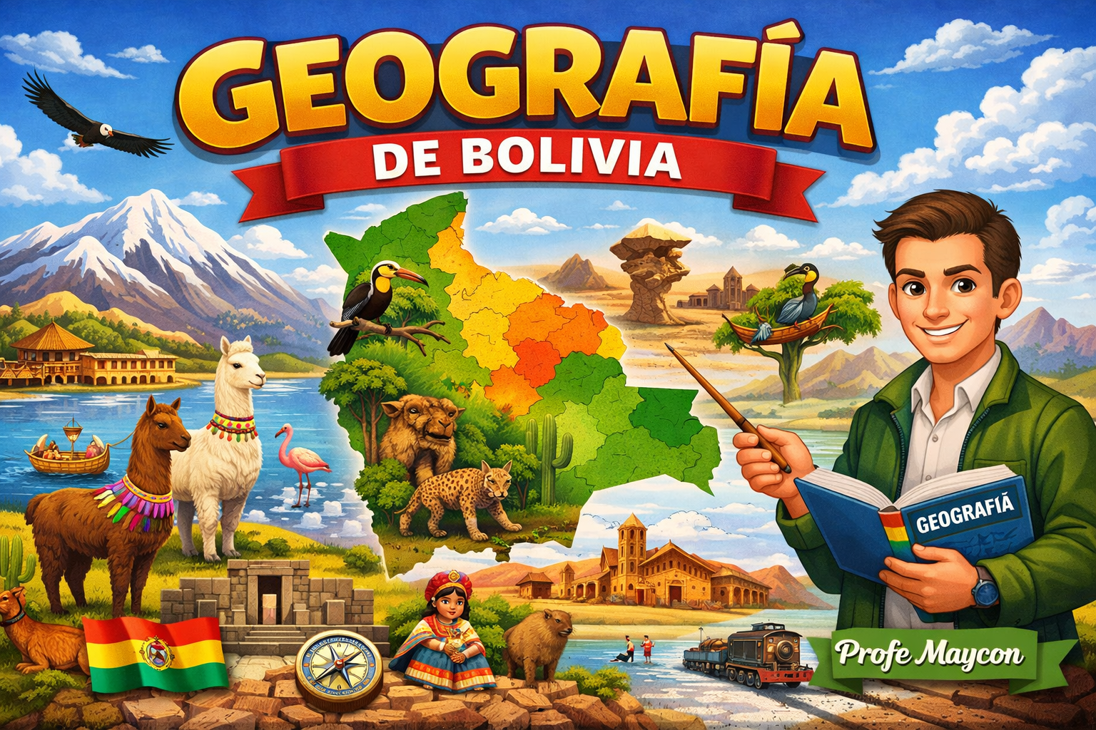 ¡Bienvenidos al curso de Geografía! 🌎
En este espacio aprenderemos a conocer mejor nuestro planeta, sus paisajes, culturas y regiones. Exploraremos cómo viven las personas en distintos lugares y cómo cuidar nuestro entorno. ¡Prepárense para descubrir el mundo juntos!
